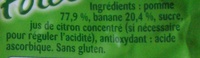 Pomme Banane 90 g - Ingrédients - fr