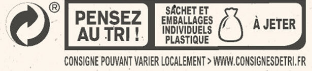 NESTLE L'ATELIER Carrés Dégustation Eclat Noir 192g - Instruction de recyclage et/ou informations d'emballage - fr