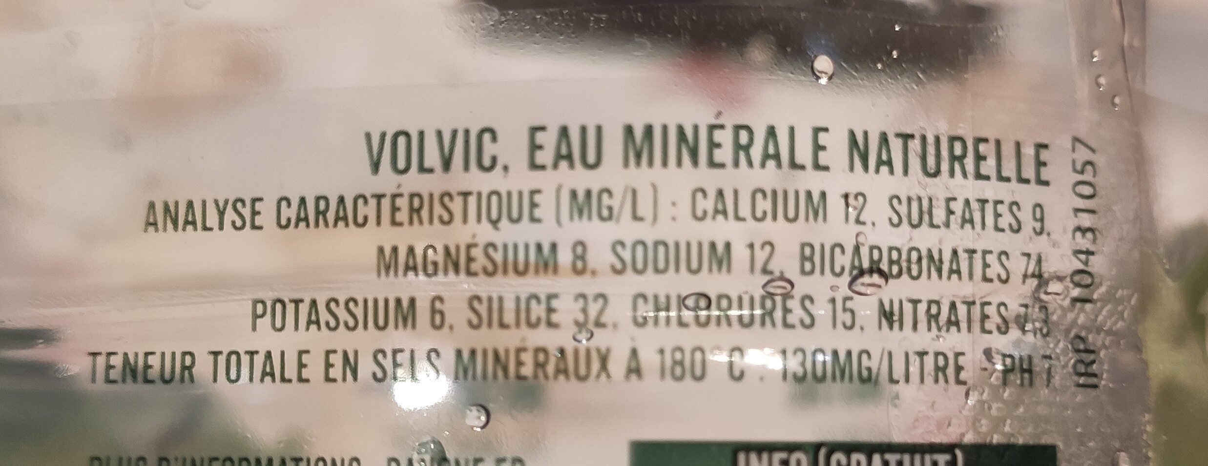 Volvic - Instruction de recyclage et/ou informations d'emballage - fr