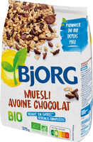 Muesli avoine chocolat bio - Produit - fr