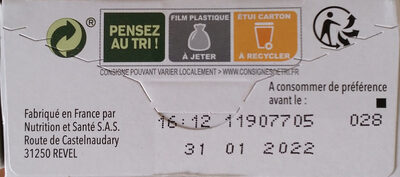 Biscuits Figue et son - Instruction de recyclage et/ou informations d'emballage - fr