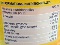 fresh tea marque repere - Informations nutritionnelles - fr
