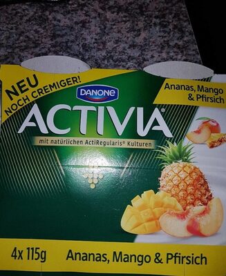 Activia Ananas, Mango & Pfirsich - Produit - fr