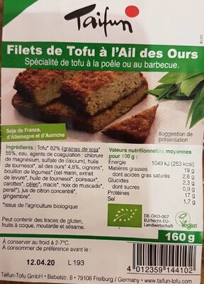Tofu ail des ours - Produit - fr