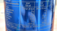 Pepsi 33 cl - Informations nutritionnelles - fr