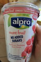 alpro No Added Sugars Raspberry Apple - Produit - fr