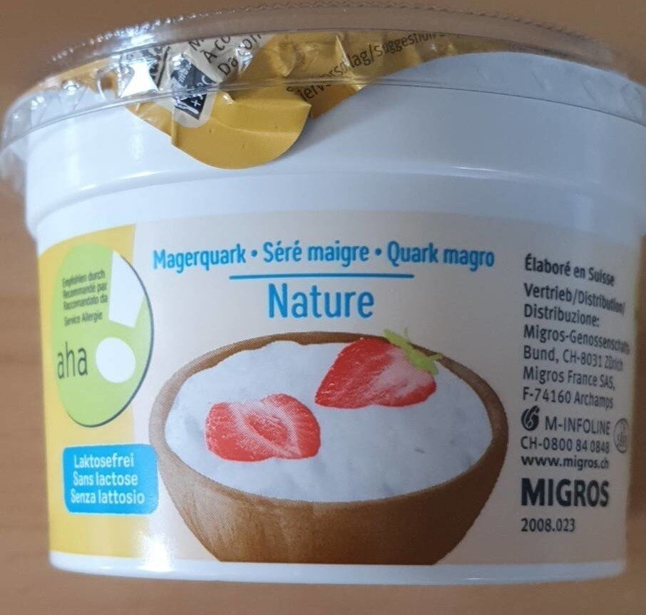 Quark magro Nature senza lattosio - Produit - fr