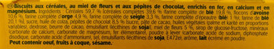 Belvita Petit-Déjeuner miel et pépites de chocolat - Ingrédients - fr