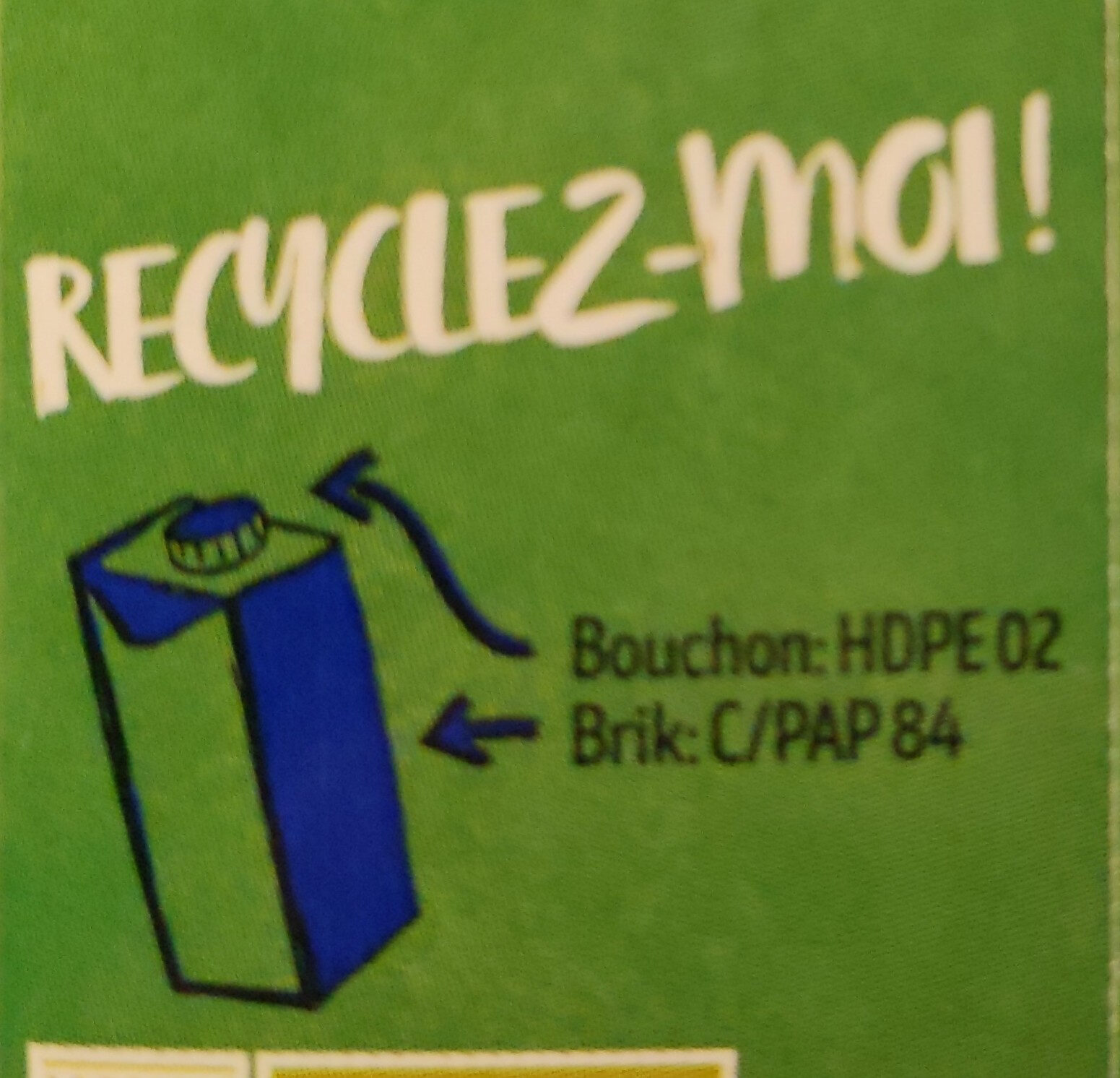 RISO NOCCIOLA - Instruction de recyclage et/ou informations d'emballage - fr