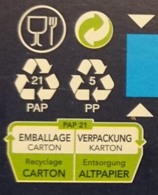 Collezione Orecchiette - Instruction de recyclage et/ou informations d'emballage - fr