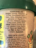 Bouillon Gemüse - Ingrédients - fr