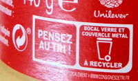 Moutarde de Dijon Fine & Forte - Instruction de recyclage et/ou informations d'emballage - fr
