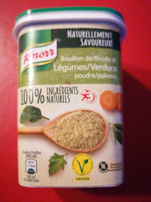 Gemüse Bouillon Pulver - Ingrédients - fr