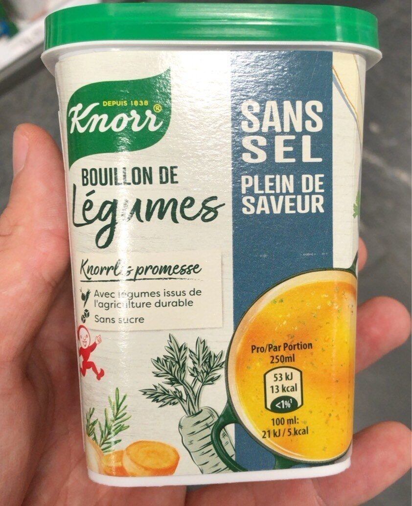 Bouillon de Legumes Sans sel - Produit - fr